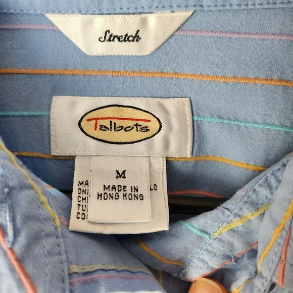 Talbots Multicolor Striped Shirt - Picture 3 of 8